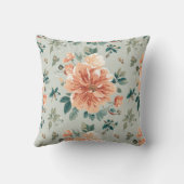 Colorful Flower Shape Throw Pillow Case クッション (裏面)