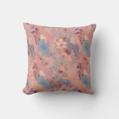 Colorful Flower Shape Throw Pillow Case クッション (正面)