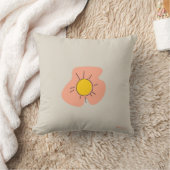 Colorful Flower Shape Throw Pillow Case クッション (ブランケット)
