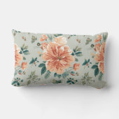 Colorful Flower Shape Throw Pillow Case ランバークッション (裏面)