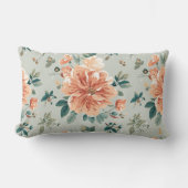 Colorful Flower Shape Throw Pillow Case ランバークッション (正面)