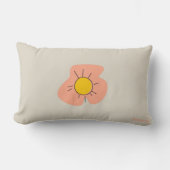 Colorful Flower Shape Throw Pillow Case ランバークッション (正面)