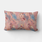 Colorful Flower Shape Throw Pillow Case ランバークッション (裏面)