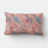 Colorful Flower Shape Throw Pillow Case ランバークッション (正面)