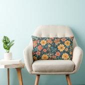 Colorful Flower Shape Throw Pillow Case ランバークッション (椅子)