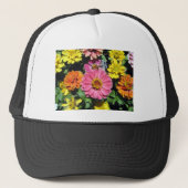 Colorful Flowers キャップ (正面)