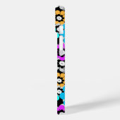 Colorful flowers daisies Blue Turquoise Purple  Case-Mate iPhoneケース (裏面 / 左)