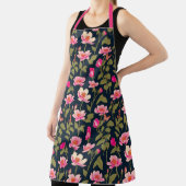 Colorful Flowers-Floral Pattern 22 - Apron エプロン (インサイチュ)