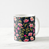 Colorful flowers-Floral pattern 22 - Coffee Mug コーヒーマグカップ (正面右)