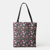 Colorful flowers-Floral pattern 22 - Tote Bag トートバッグ (裏面)