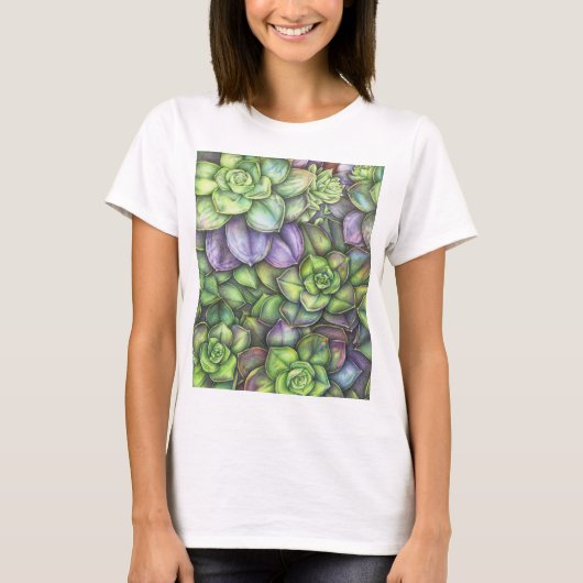 Colorful Flowers T-Shirt Tシャツ (正面)