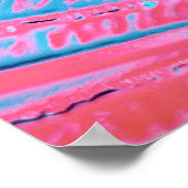 Colorful Flowing phosphorescence ポスター (角)