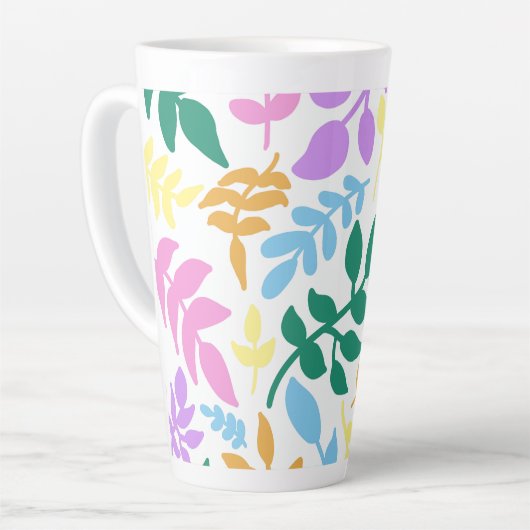 Colorful foliage カフェラテマグ (左アングル)