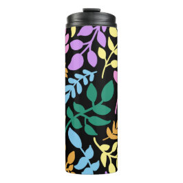 Colorful foliage in black background タンブラー