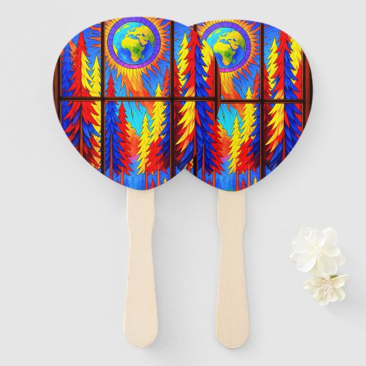 Colorful Forest ハンドファン (正面&裏面)