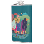 Colorful Forest Landscape フラスク (左)