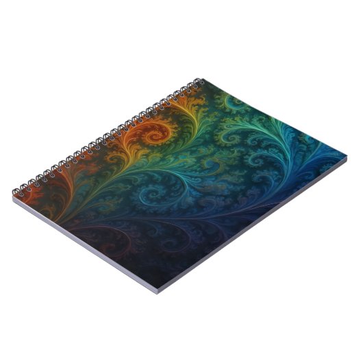 Colorful Fractal Notebook ノートブック (左側)