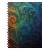 Colorful Fractal Notebook ノートブック (正面)