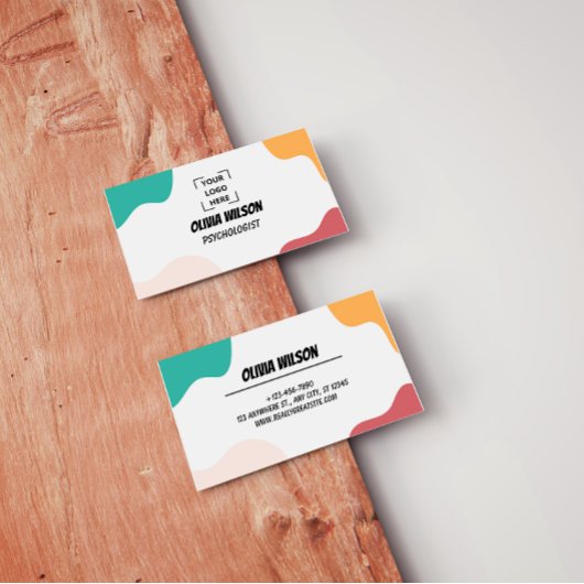 Colorful Freestyle Art Psychologist 名刺
