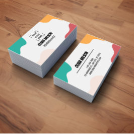 Colorful Freestyle Art Psychologist 名刺