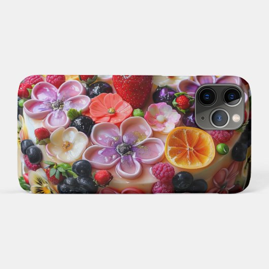 Colorful fruit cake Case-Mate iPhoneケース (裏面(横))