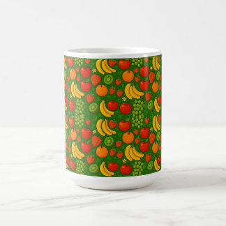 Colorful fruit pattern コーヒーマグカップ