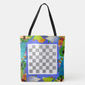 Colorful Fun and Playable Game Board Tote トートバッグ (正面)
