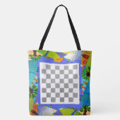 Colorful Fun and Playable Game Board Tote トートバッグ (裏面)