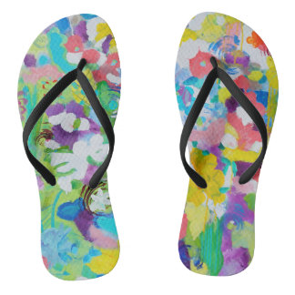 Colorful Fun by Lydia's Art Sangria (Flip Flops) ビーチサンダル