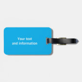 Colorful Fun Hand Drawn Hearts ラゲッジタグ (裏面横)