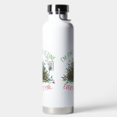 COLORFUL FUNNY HOLIDAY CHRISTMAS SAYING ウォーターボトル (左面)