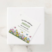 Colorful Funny Little Wildflower 1st Birthday フェイバータグ (インサイチュ)