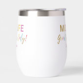 Colorful Funny Midlife Good Vibes 50th Birthday (左面)