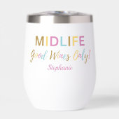 Colorful Funny Midlife Good Wines 50th Birthday (正面)