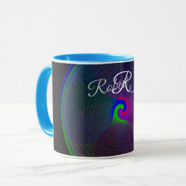 Colorful Fused Center Geometric Coffee Mug マグカップ