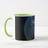 Colorful Fused Center Geometric Coffee Mug マグカップ (左)