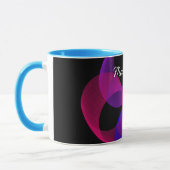 Colorful Fusion Geometric Math Art Coffee Mug マグカップ (左)