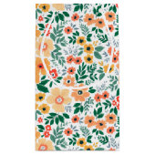 Colorful Garden Bouquet Pattern スモールペーパーバッグ (裏面)