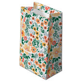 Colorful Garden Bouquet Pattern スモールペーパーバッグ (裏面アングル)