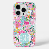 Colorful Garden Monogrammed Case-Mate iPhoneケース (裏面)