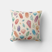 Colorful Gemstone Pattern (2) クッション (正面)
