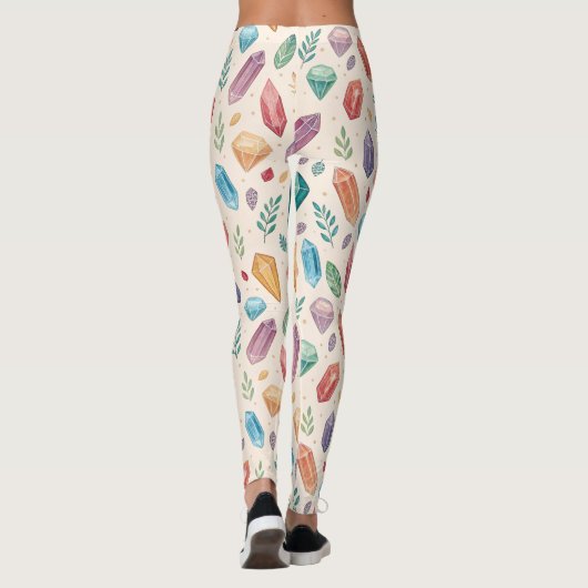 Colorful Gemstone Pattern (2) レギンス (裏面)