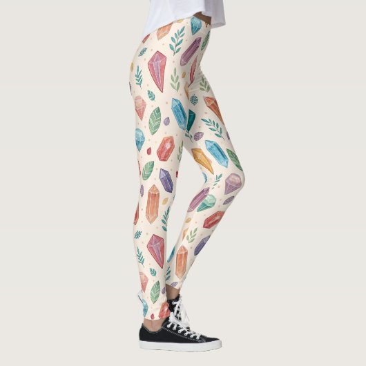 Colorful Gemstone Pattern (2) レギンス (右)