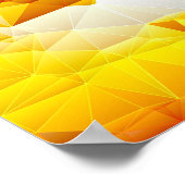 Colorful Geometric Abstract Wall Art ポスター (角)