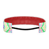 Colorful Geometric Boho Pattern アスレチックヘッドバンド (裏面)