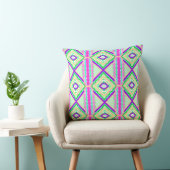Colorful Geometric Boho Pattern クッション (椅子)