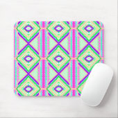Colorful Geometric Boho Pattern マウスパッド (マウス)