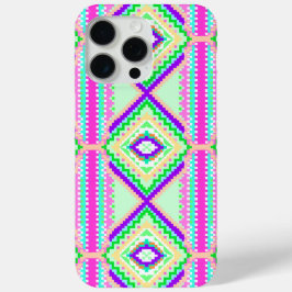 Colorful Geometric Boho Pattern iPhone 15 Pro Maxケース