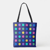 Colorful Geometric Dots トートバッグ (裏面)