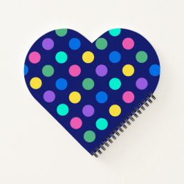 Colorful Geometric Dots ノートブック